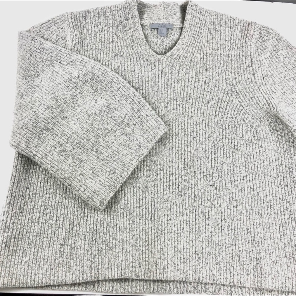 COS soft woollen crop sweater